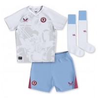 Aston Villa Moussa Diaby #19 Replika babykläder Bortaställ Barn 2023-24 Kortärmad (+ korta byxor)